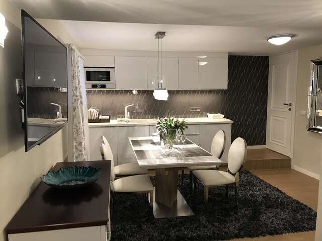 Апартаменты Apartament z prywatnym, krytym basenem Сопот-9